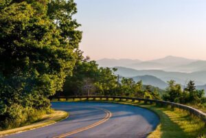 Blue Ridge Parkway near Asheville, NC.