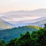 Blue Ridge Parkway with Mountain Views