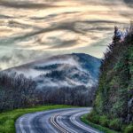 Blue Ridge Parkway with Mountain Views