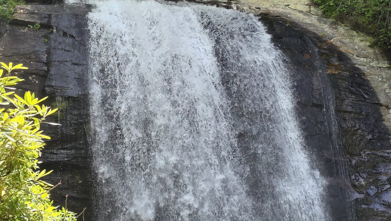 Looking Glass Falls near Asheville NC.