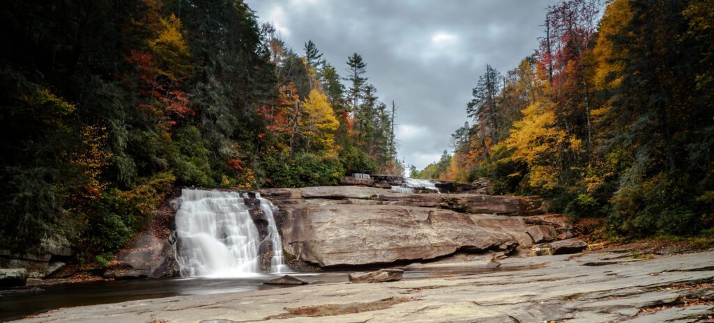 Looking Glass Falls near Asheville NC.
