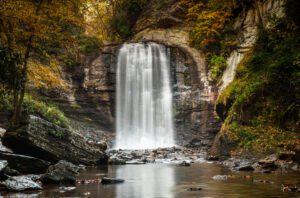 Looking Glass Falls near Asheville NC.