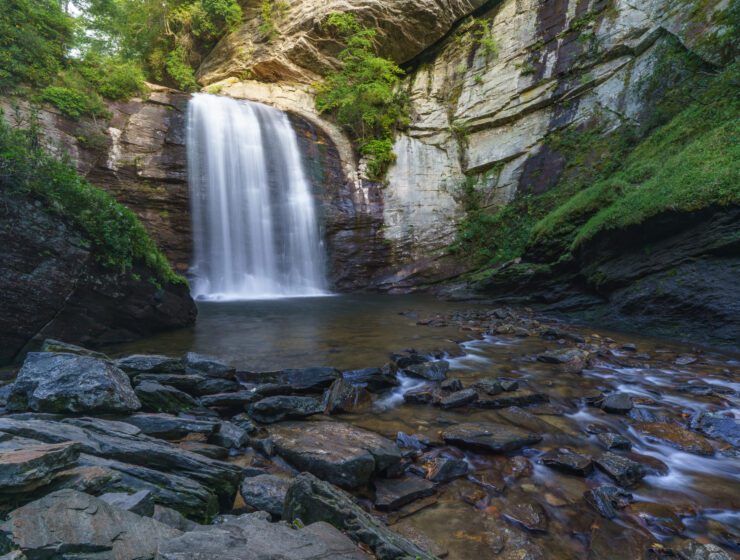 Looking Glass Falls near Asheville NC.