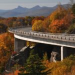 Blue Ridge Parkway with Mountain Views in Fall