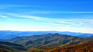 Blue Ridge Parkway with Mountain Views